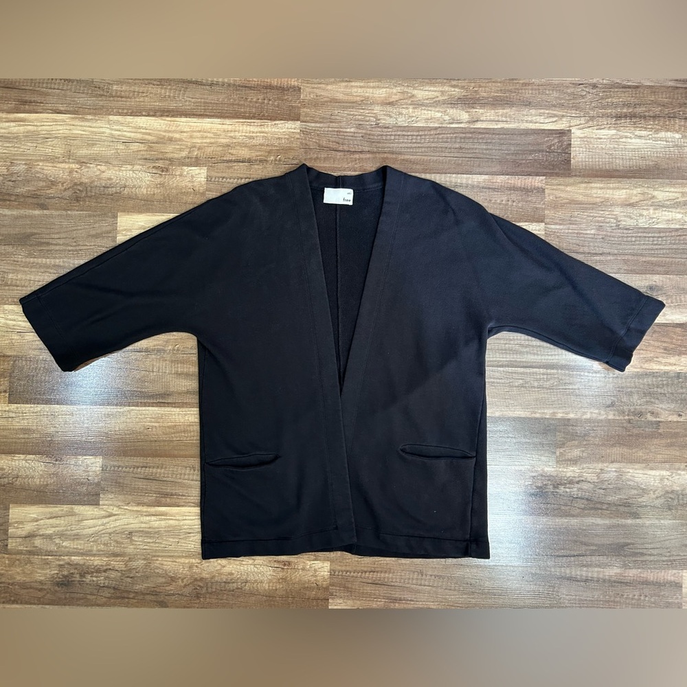 Wilfred Knit Cardigan - BLACK - Large